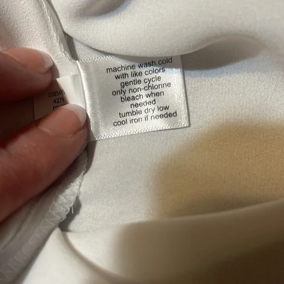 Lane Bryant White Blouse Size 14/16 - Picture 8 of 9